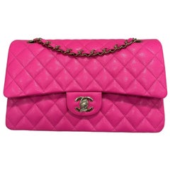 Borsa A Tracolla Chanel Timeless 2.55 Kaviar Fucsia 2023