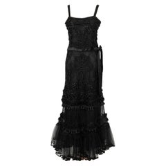 Valentino Black Lace Dress, circa 2010