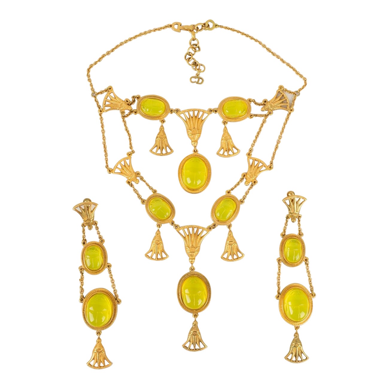 Christian Dior Necklace/Egyptian Jewelry, 2004