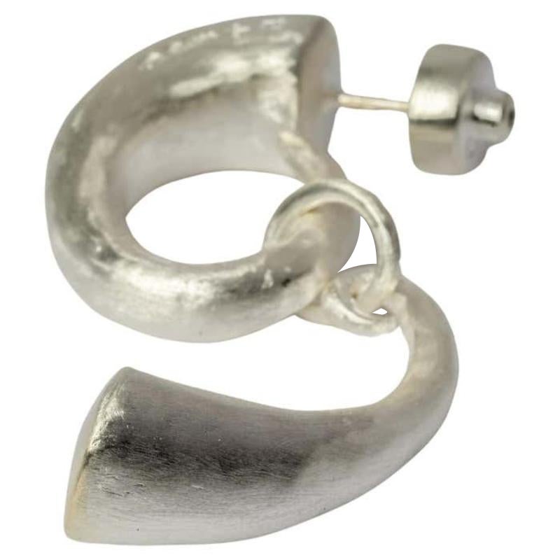 Horn Pendant Earring (MA) For Sale