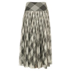 Dior Skirt in Grey-Tone Blended Cotton