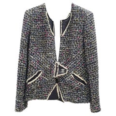 Chanel Tweed Shearling Jacket