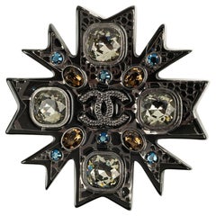 Chanel Brooch in Bakelite and Rhinestones, 2006