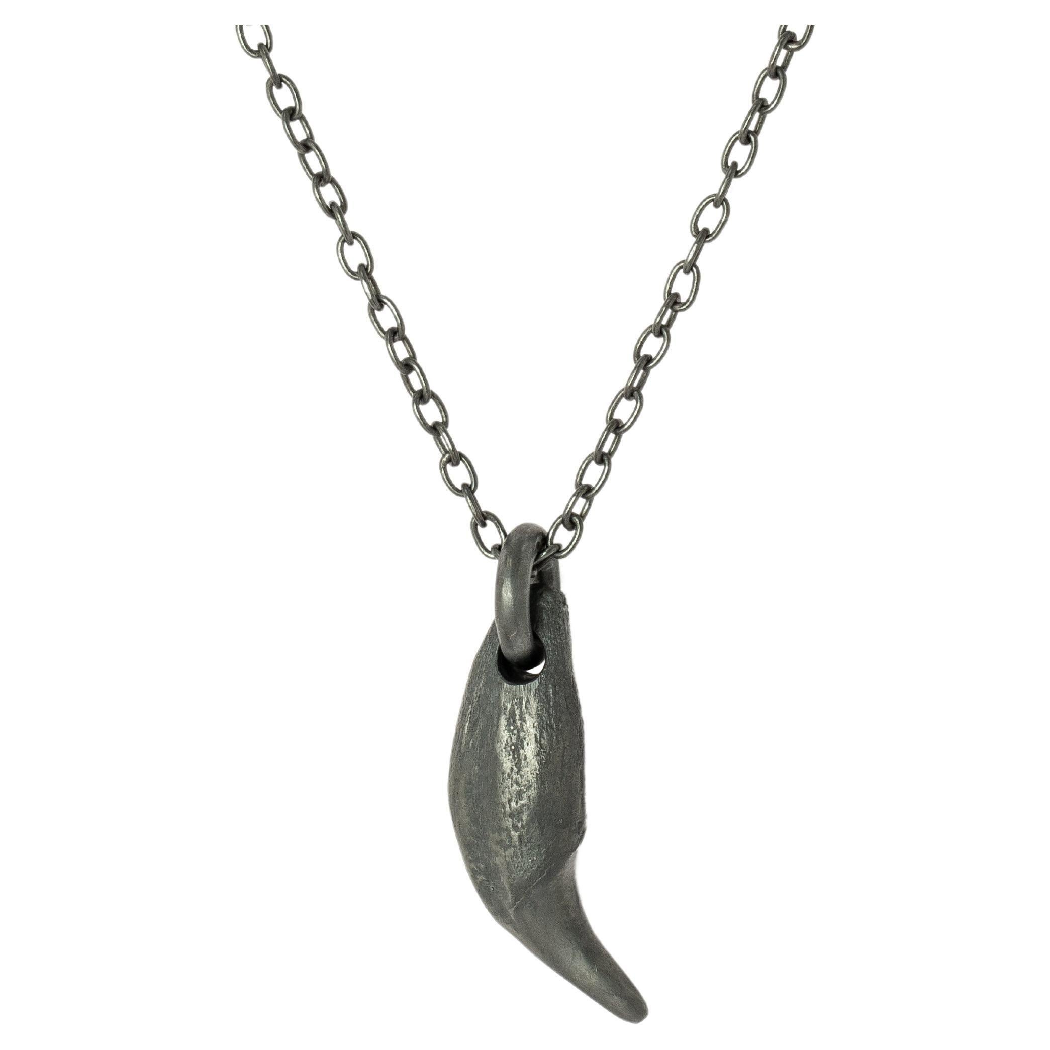 Bear Tooth Necklace (Ghost, var. large, KA) For Sale