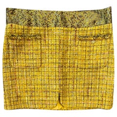 Chanel Fantasy Tweed Crystal Mini Skirt