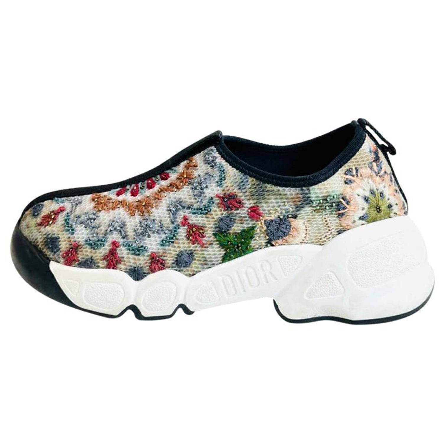 Dior Beaded Sneakers 4 For Sale on 1stDibs