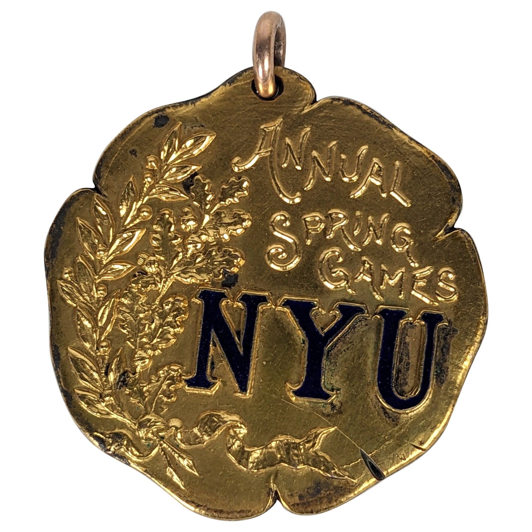 Victorian Broad Jump Medal, NYU  For Sale