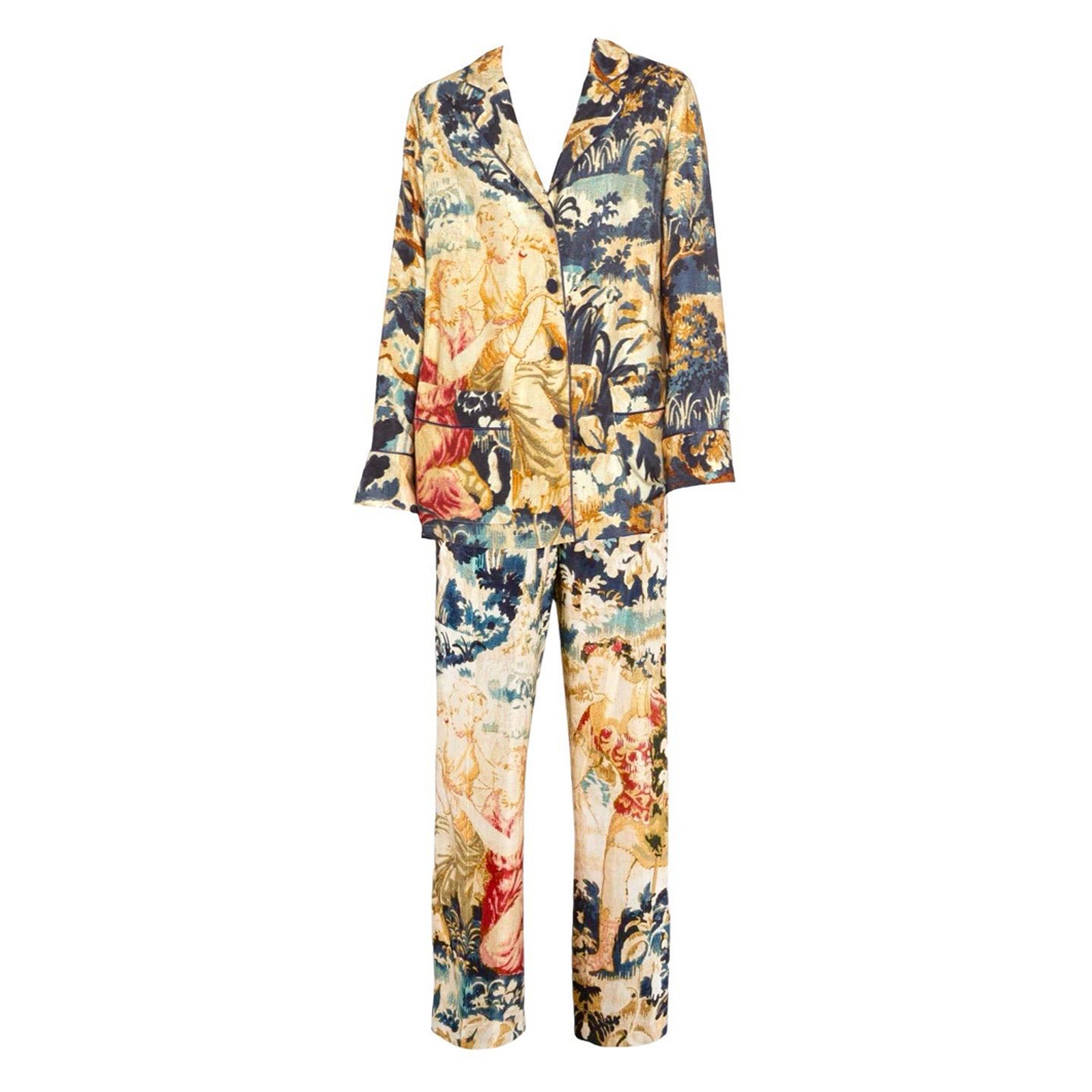 NEW F.R.S For Restless Sleepers FRS Gobelin Print Suit M For Sale
