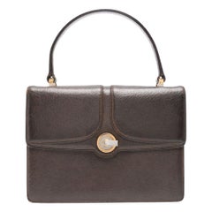 1950s Gucci Brown Leather Handbag