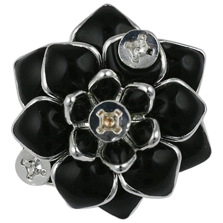 Screw Zinnia Poured Glass Ring, MWLC For Sale