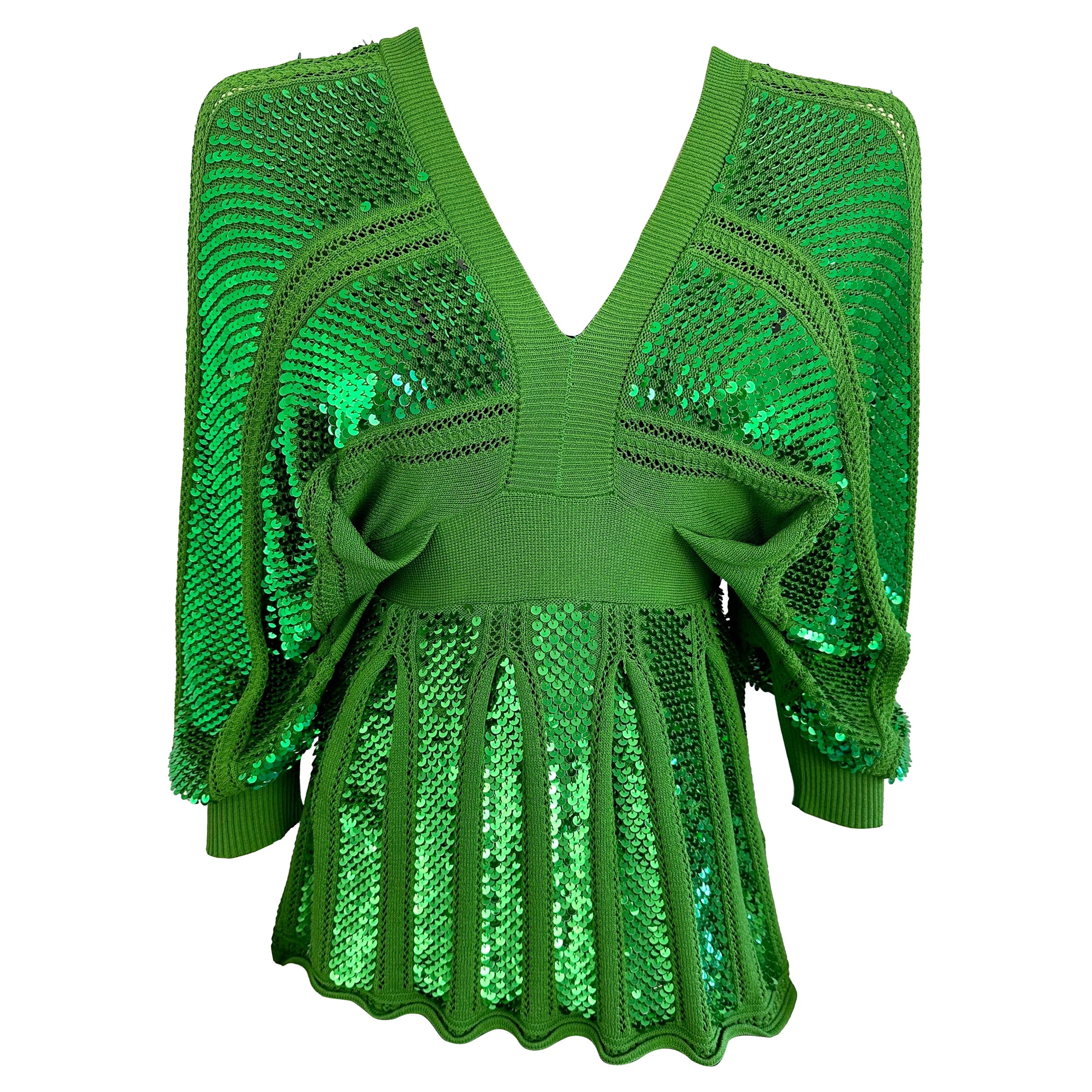 Sequin tunic top Kenzo Défilé For Sale