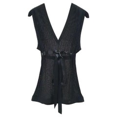 CHANEL Sleeveless Knit Vest