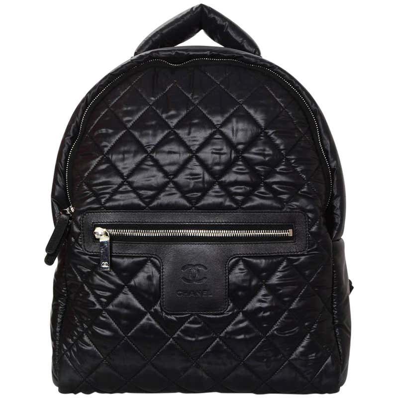 Chanel 2016 Black Nylon Coco Cocoon Backpack Bag For Sale at 1stDibs ...