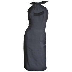  1950's Estevez Silk Bombshell Wiggle Dress