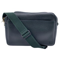 Louis Vuitton Green Taiga Leather Reporter PM Messenger Bag