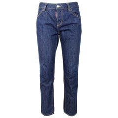 Dsquared Blau Baumwolle Klassisch Denim Hose Jeans 2000s