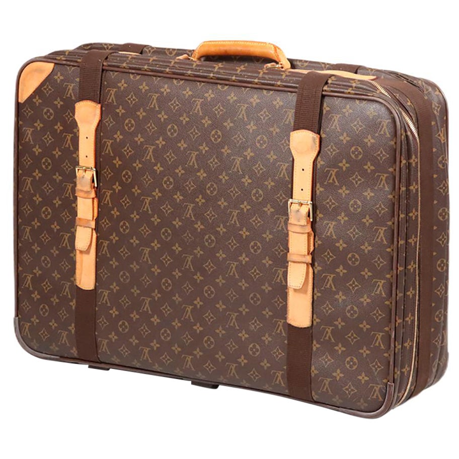 Louis Vuitton 2003 Satellite 70 Monogram Coated Canvas And Leather Suitcase