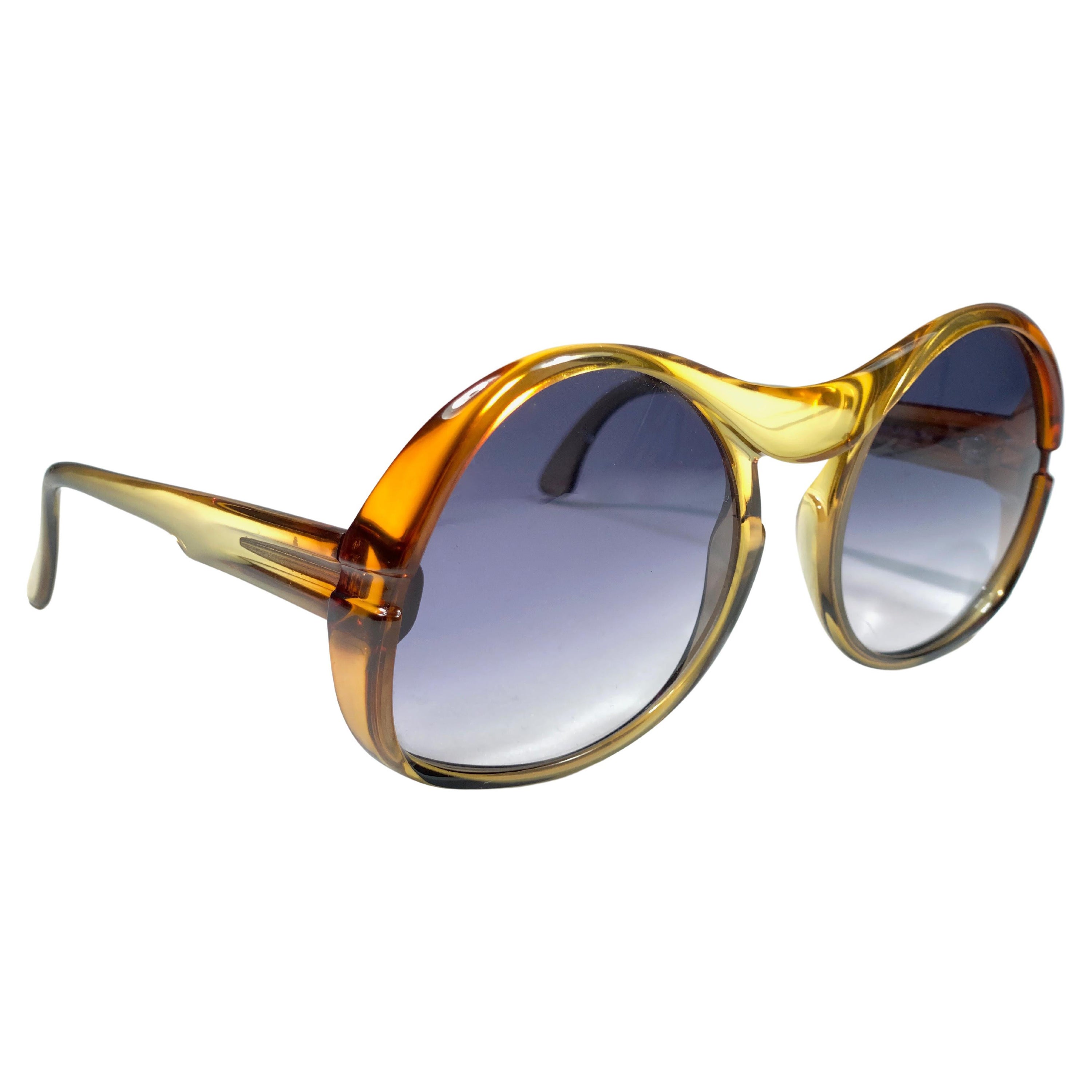 New Vintage Cobra 3032 Two Tone Optyl Sunglasses For Sale