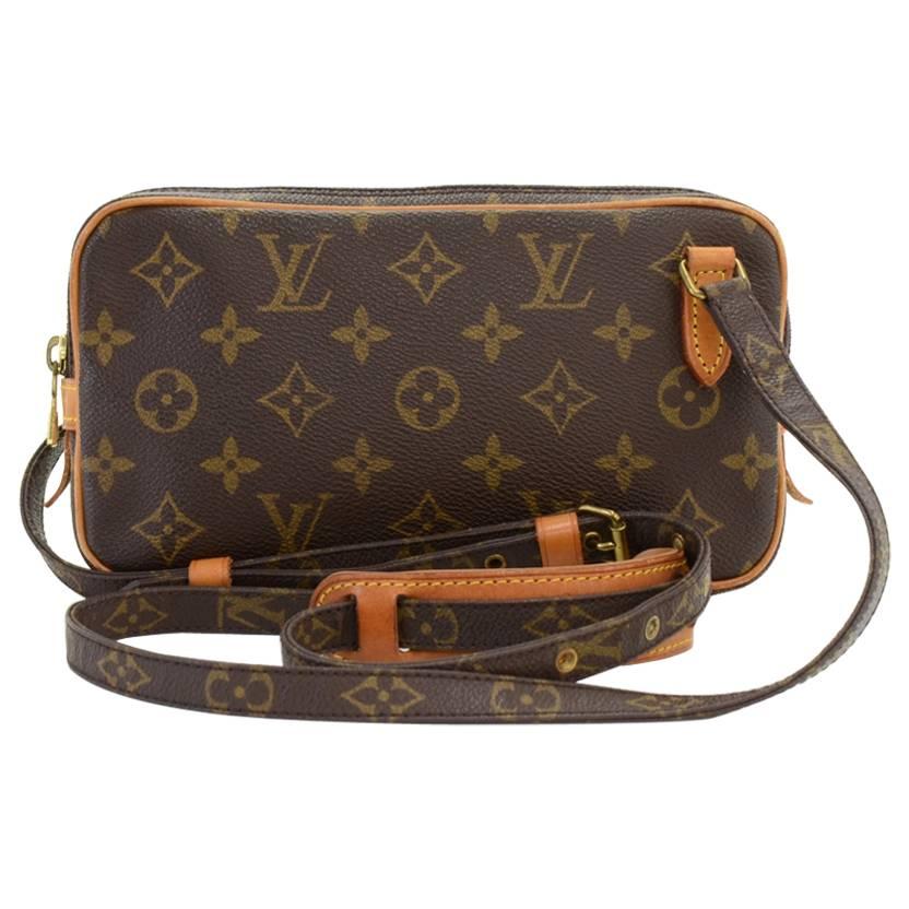 Vintage Louis Vuitton Pochette Marly Bandouliere Monogram Canvas Shoulder Bag