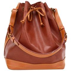 Vintage Louis Vuitton Noe Large Kenyan Fawn Epi Leather Shoulder Bag