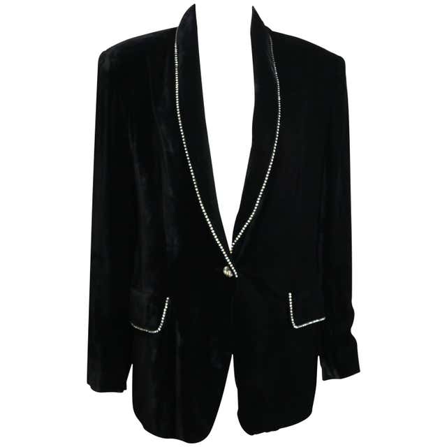 Chanel Devil Wears Prada Black Wool Jacket at 1stDibs