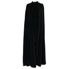 Vintage Jean-Louis Scherrer velvet cape