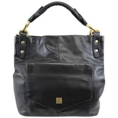 Nice Vintage Givenchy Black Leather Shoulder Bag