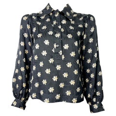 Ysl vintage Yves saint Laurent 70’s silk blouse