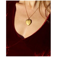 Antique Victorian Gold Heart Locket