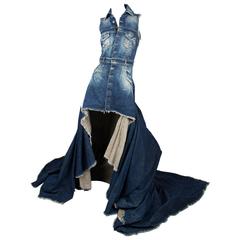 Diesel Denim Dress Limited Edition - blue jeans