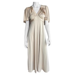 1970s Radley of London Chai Ruffle Dress by Ossie Clark