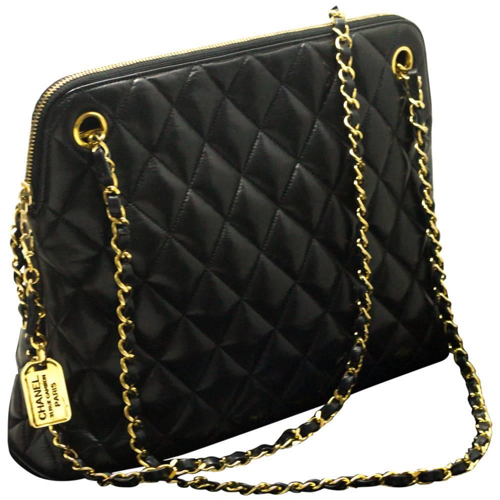 quilted chain bag chanel