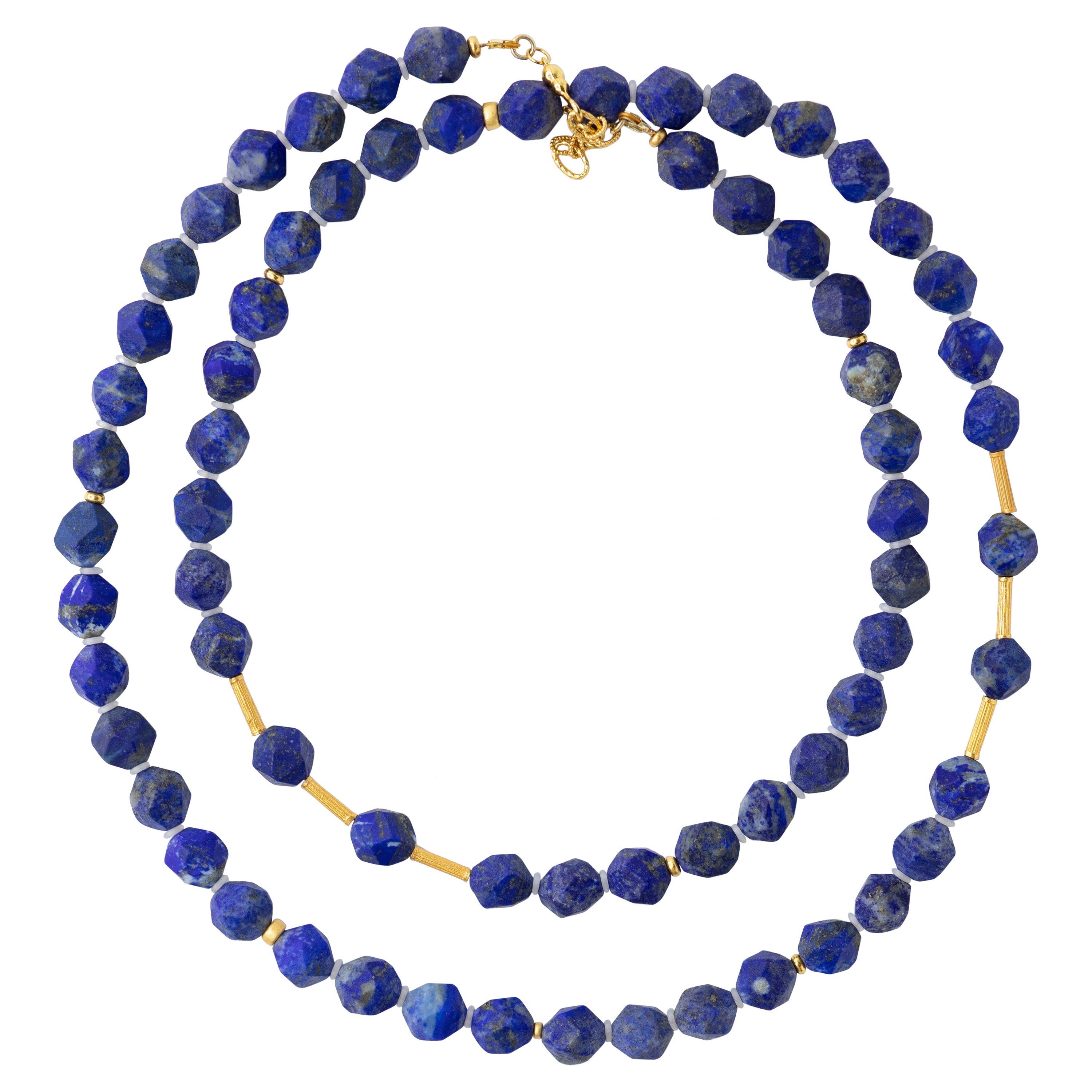 Lapis Lazuli Necklace - Blue Madrid Lapis Necklace by Bombyx House For Sale