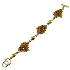 Christian Lacroix Vintage Encaged Heart Bracelet 7