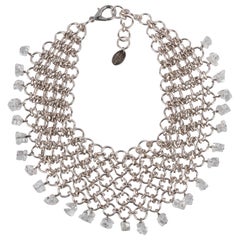 Paco Rabanne Silvery Metal Necklace, 2000s