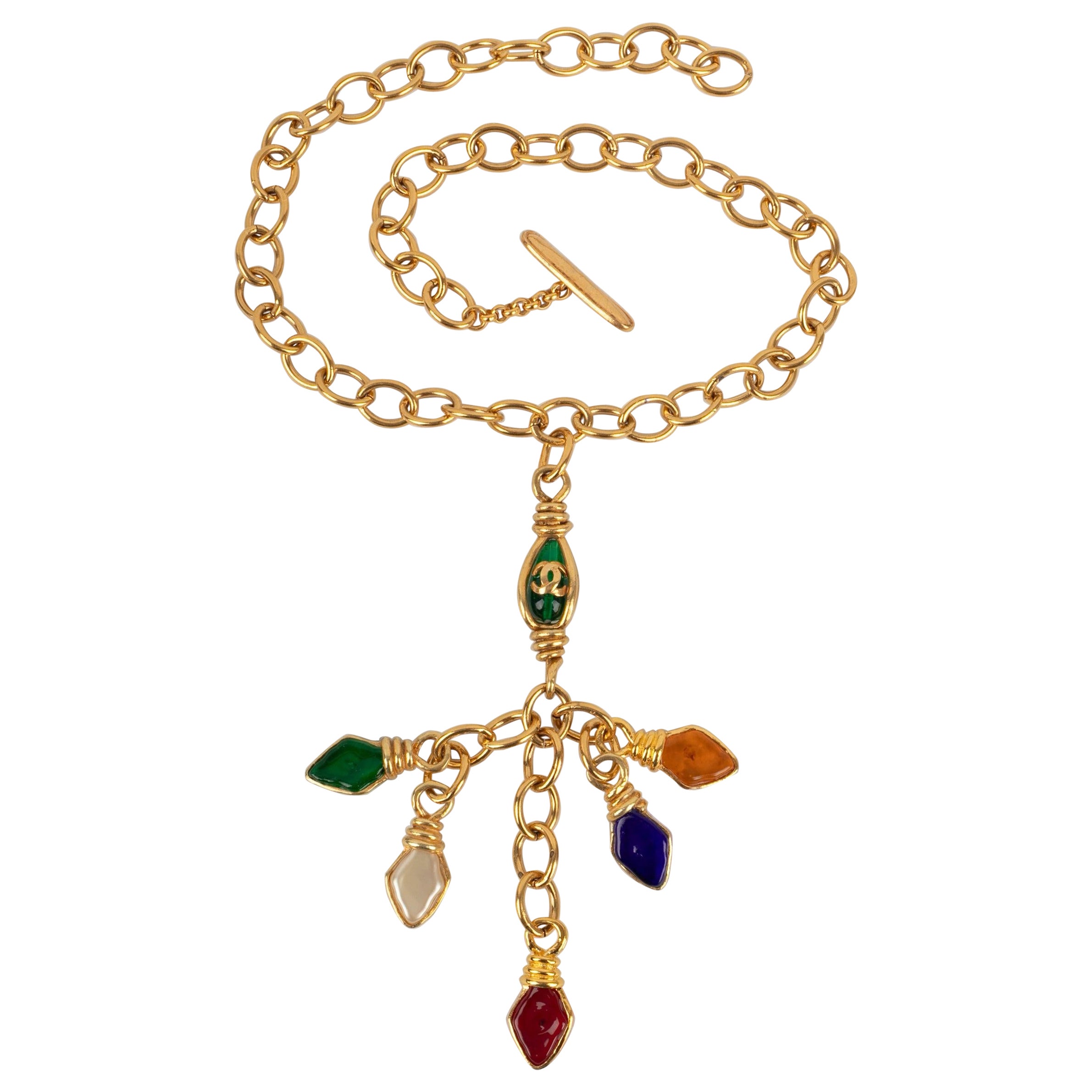 Chanel Golden Metal Necklace Spring, 1995