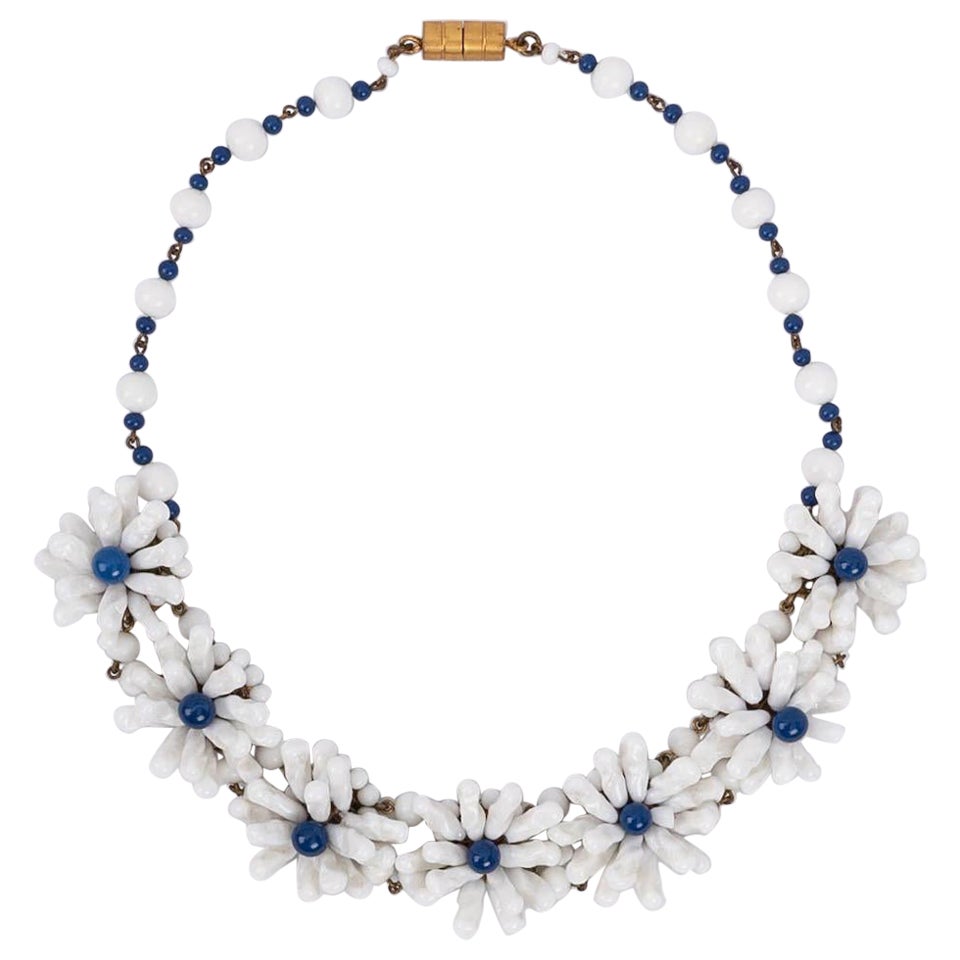 Rousselet Glass Paste Choker