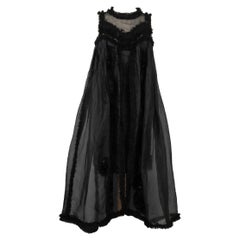 Chanel Silk Taffeta Black Dress, 1990s
