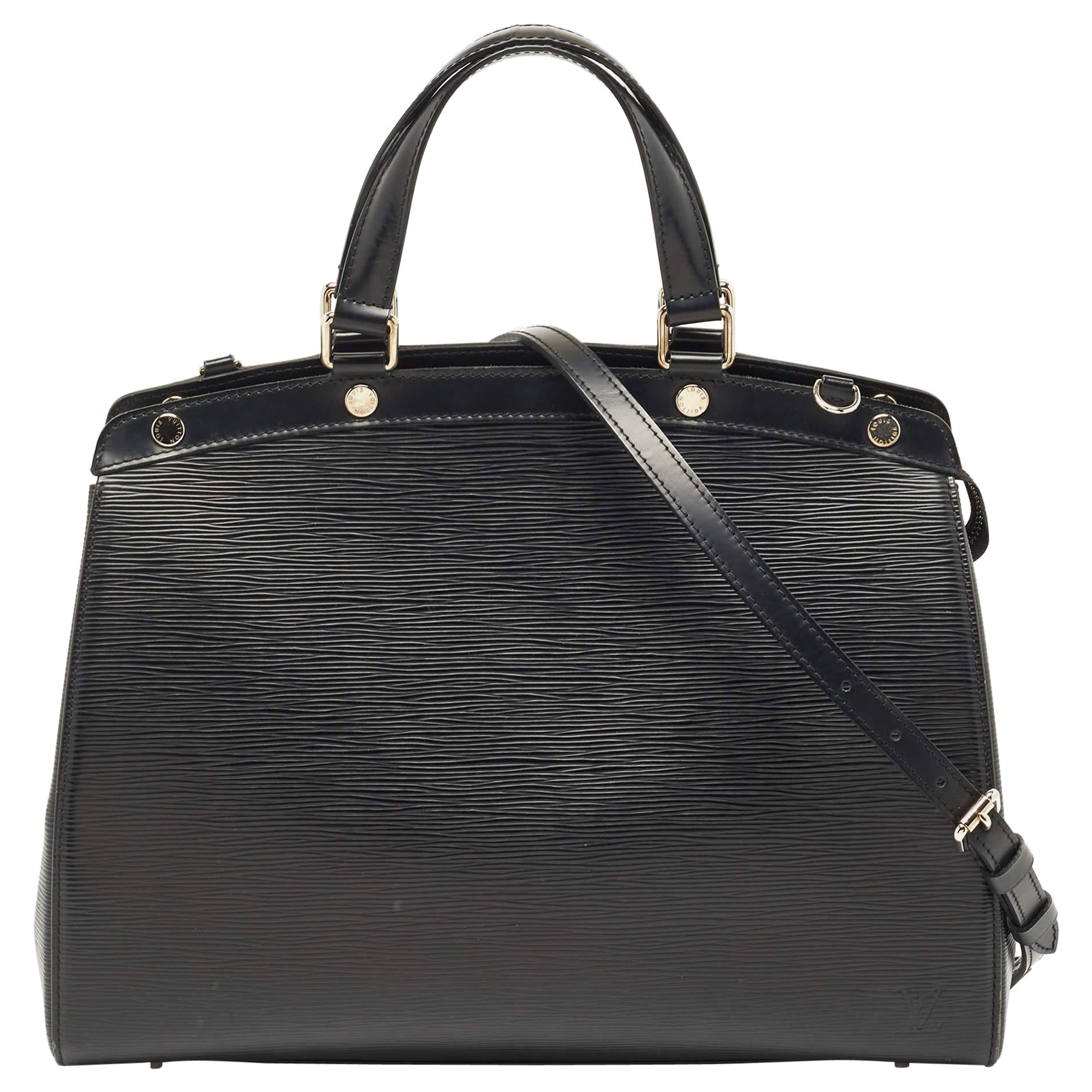 Louis Vuitton Black Epi Leather Brea GM Bag For Sale