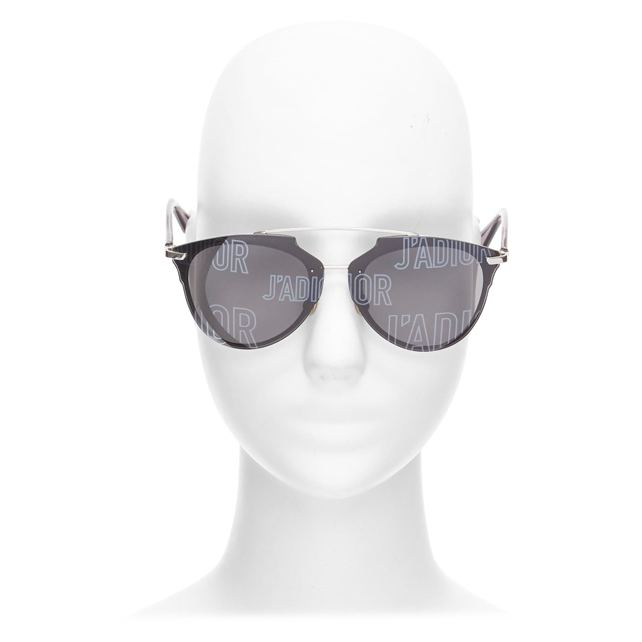 CHRISTIAN DIOR Reflected P J'adior printed black lens sunglasses For Sale