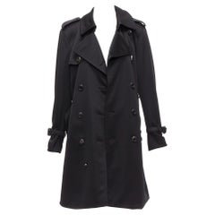 MASTERMIND JAPAN Aquascutum Limited Edition trench noir avec tête de mort en cristal IT36 XXS