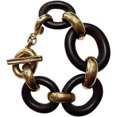 1980s Yves Saint Laurent Chain Bracelet 3