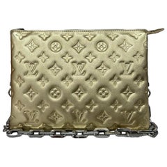 Louis Vuitton Coussin PM Oro Borsa A Spalla
