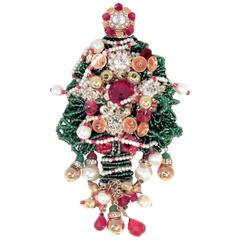 Vintage Collectible Signed Anka Festive Christmas Tree