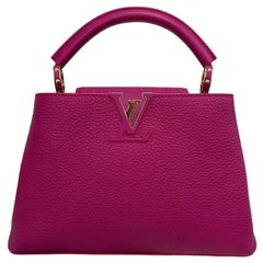 Louis Vuitton Capucines BB Fucsia Borsa A Tracolla