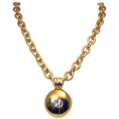 Vintage Escada Crystal Pendant 6
