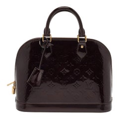 Louis Vuitton Amarante Monogram Vernis Alma PM Bag