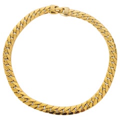 80s Napier Gold Link Necklace