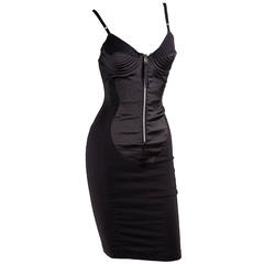 Iconic Jean Paul Gaultier Cone Bra Madonna Dress 