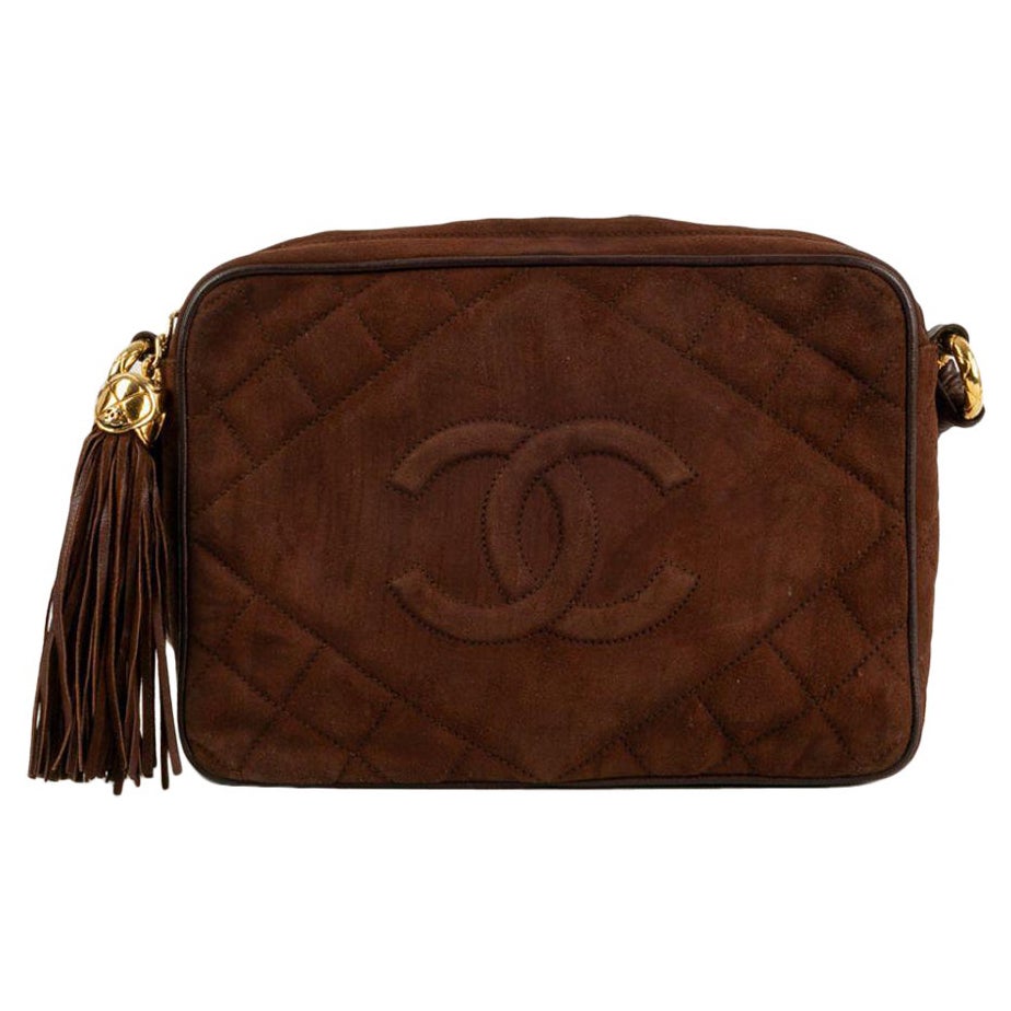 Chanel Brown Suede Bag